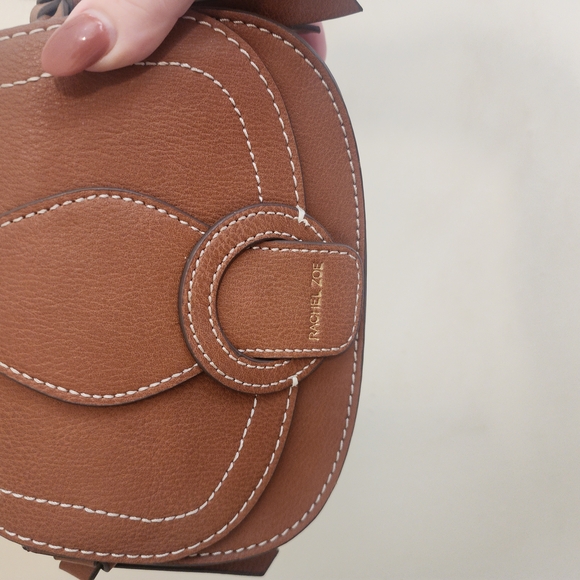 Rachel Zoe Tan Leather Crossbody Bag - Picture 5 of 5